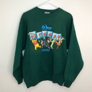 Vintage Walt Disney World Pooh & Friends Sweatshirt Medium